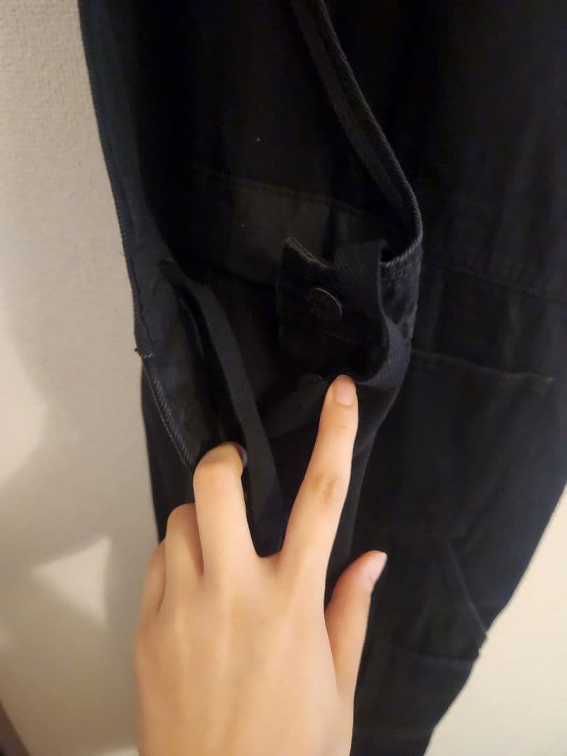 CLANE (クラネ) WAIST ADJUST OVERALLS