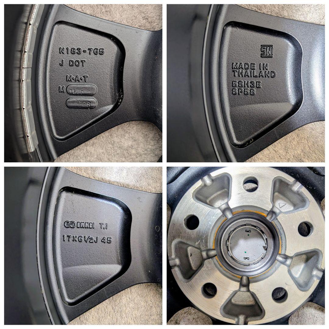 【leeek】日産キックス17インチ 純正ホイール 4個セット