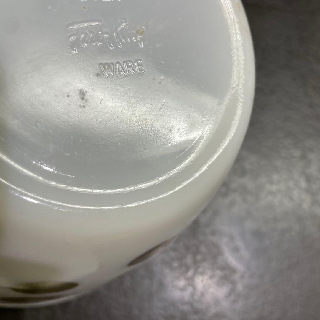 40s 50s Fire king ファイヤーキング ミキシングボウル ゴールド