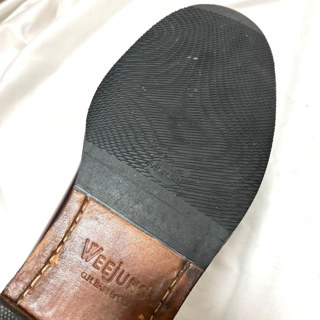 美品 G.H.BASSバス ローファー 10D 革靴 バーガンディー