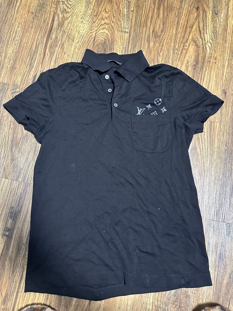 Louis Vuitton ブラック ポロシャツ