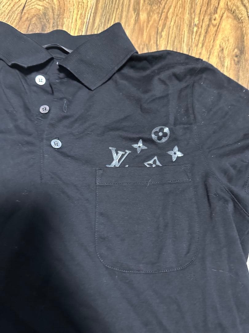 Louis Vuitton ブラック ポロシャツ