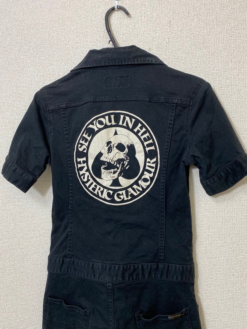 8854. HYSTERIC GLAMOUR オールインワン スカル