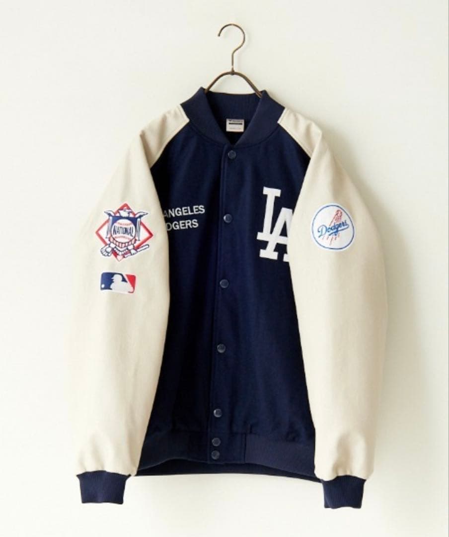 FANATICS 別注　MBL ロゴワッペン　スタジャン　ドジャース