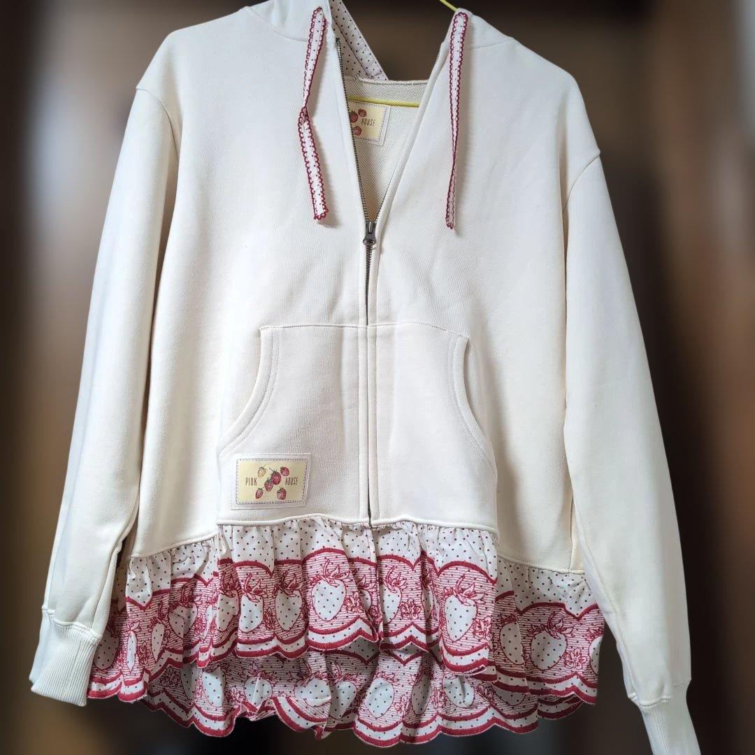 ピンクハウスキナリいちご柄パ―カ―　じゅん様ご希望