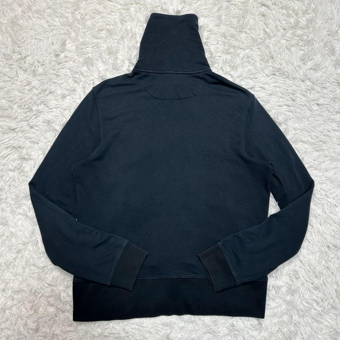 超希少 黒 ピンク ラルフローレン ジップアップ トレーナー ハイネック Y2K