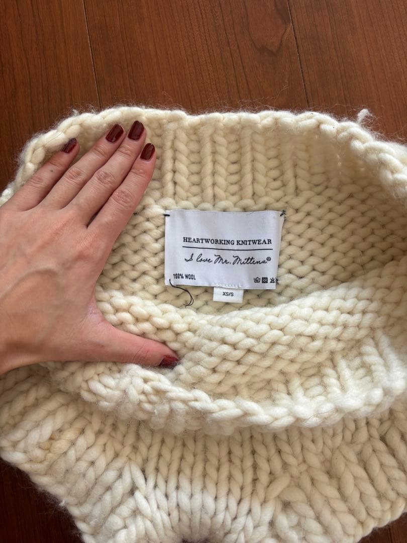 I Love Mr Mittens ショートニットパンツ