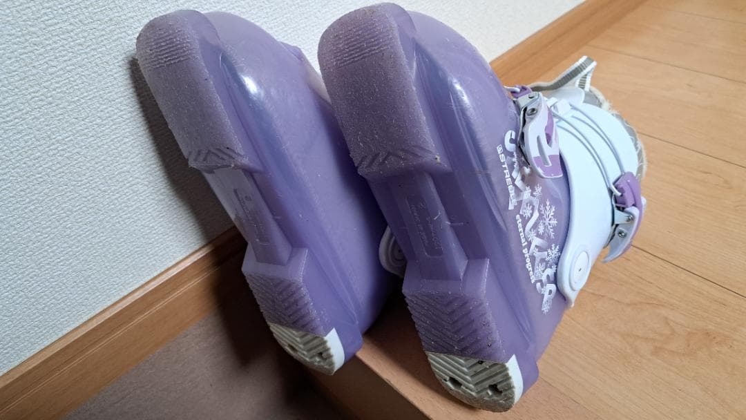 ジュニア用スキーセット98cm ブーツ21cm ストック68cm 小学低学年向け