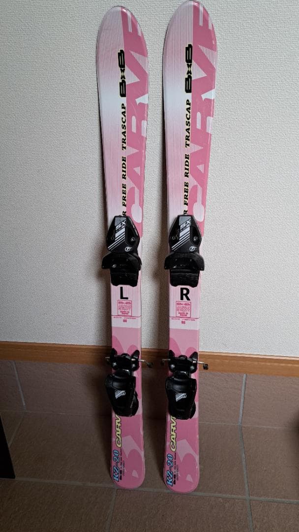 ジュニア用スキーセット98cm ブーツ21cm ストック68cm 小学低学年向け