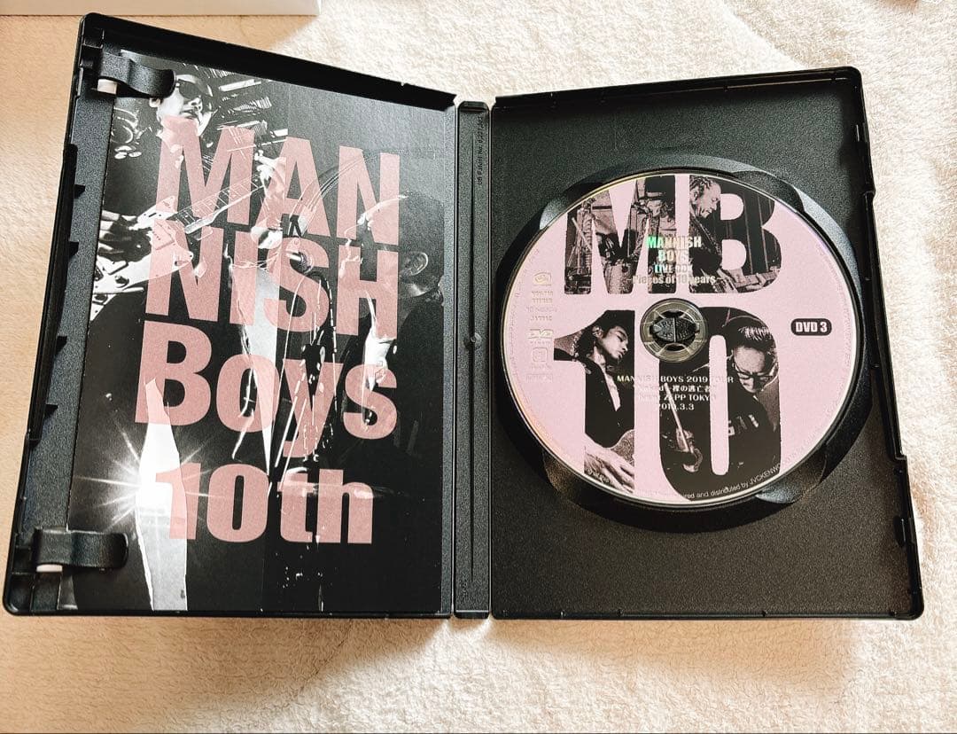 ミュージック MANNISH BOYS LIVE BOX Pieces of 10 years