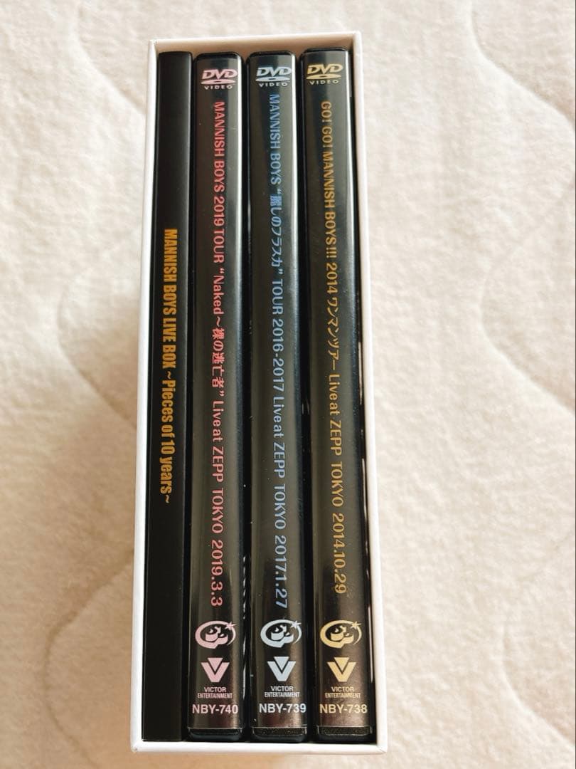 ミュージック MANNISH BOYS LIVE BOX Pieces of 10 years