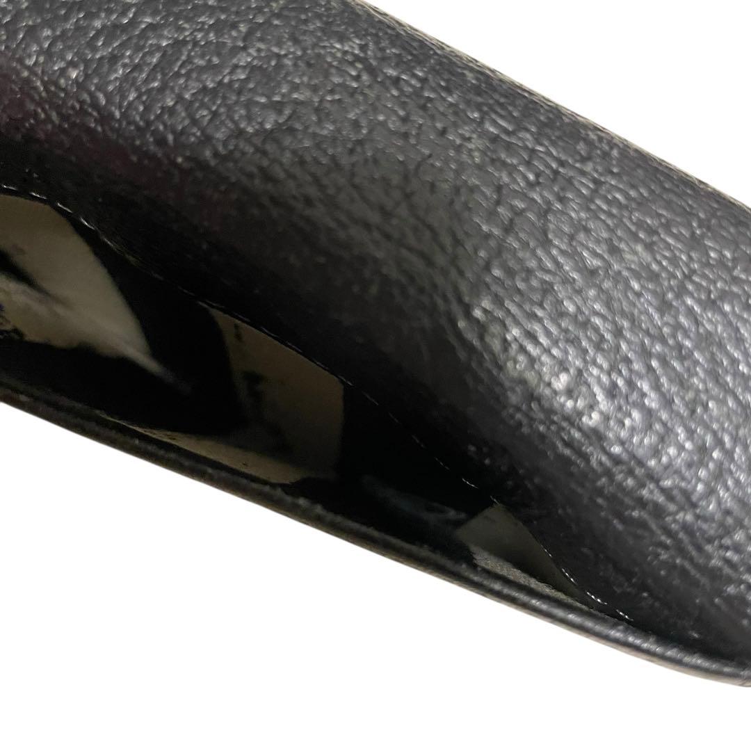 Vivienne Westwood 三つ折り財布 黒 レザー オーブ　ロゴ付き