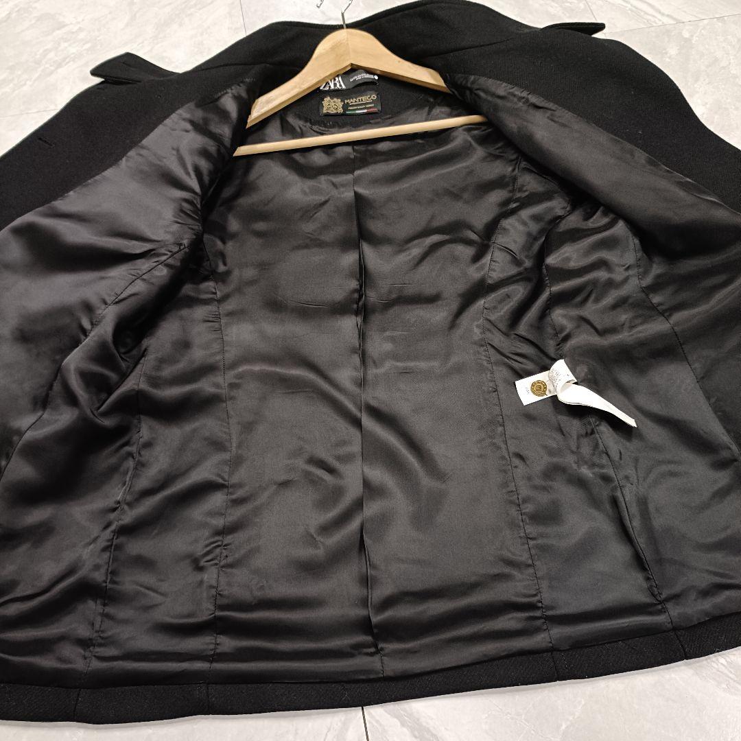 ザラ ZARA ナポレオンコート MANTECO 金ボタン ウールコート XXL