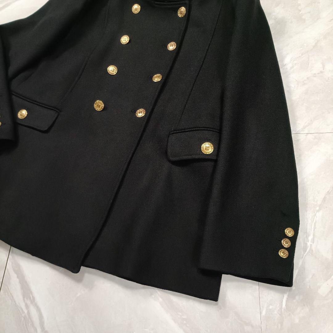 ザラ ZARA ナポレオンコート MANTECO 金ボタン ウールコート XXL