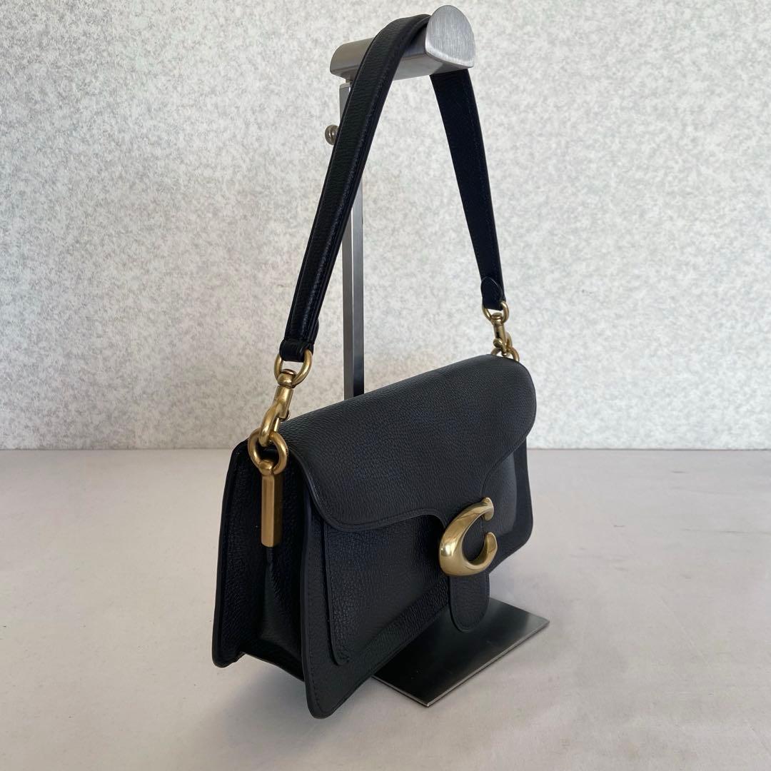 COACH コーチ タビー ショルダーバッグ 26 本革 2way ブラック
