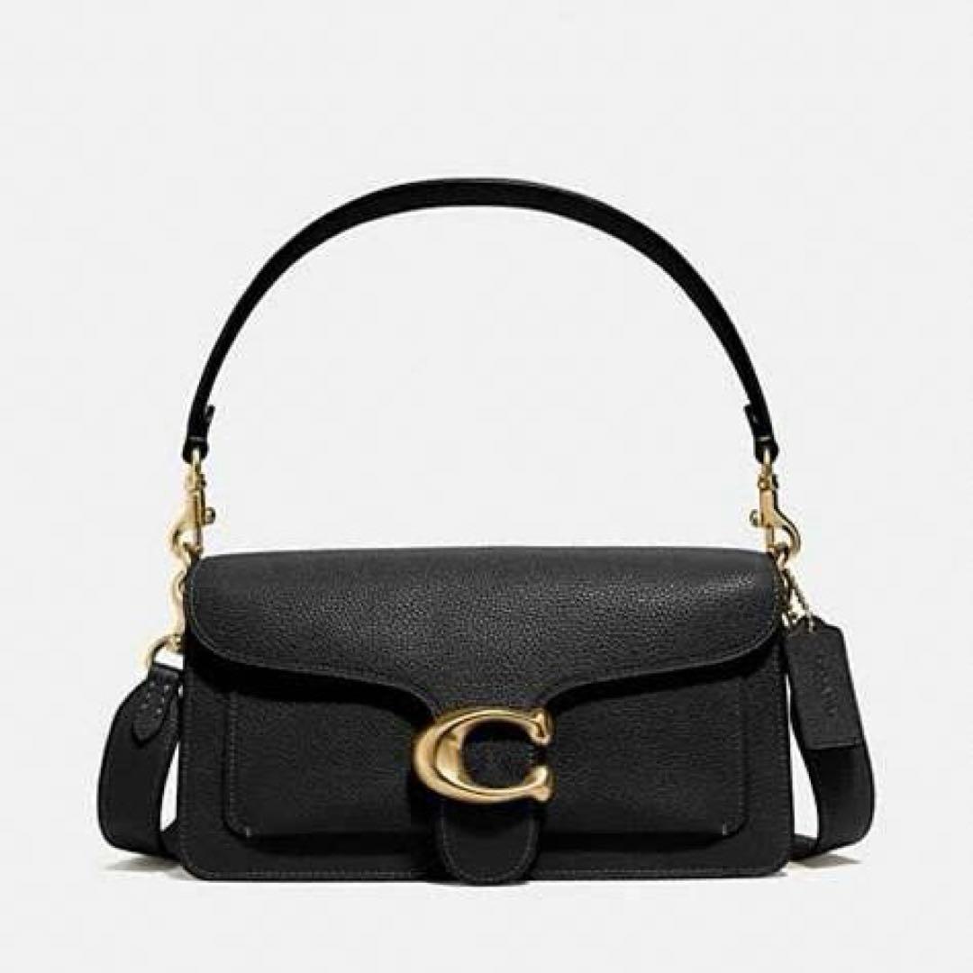 COACH コーチ タビー ショルダーバッグ 26 本革 2way ブラック