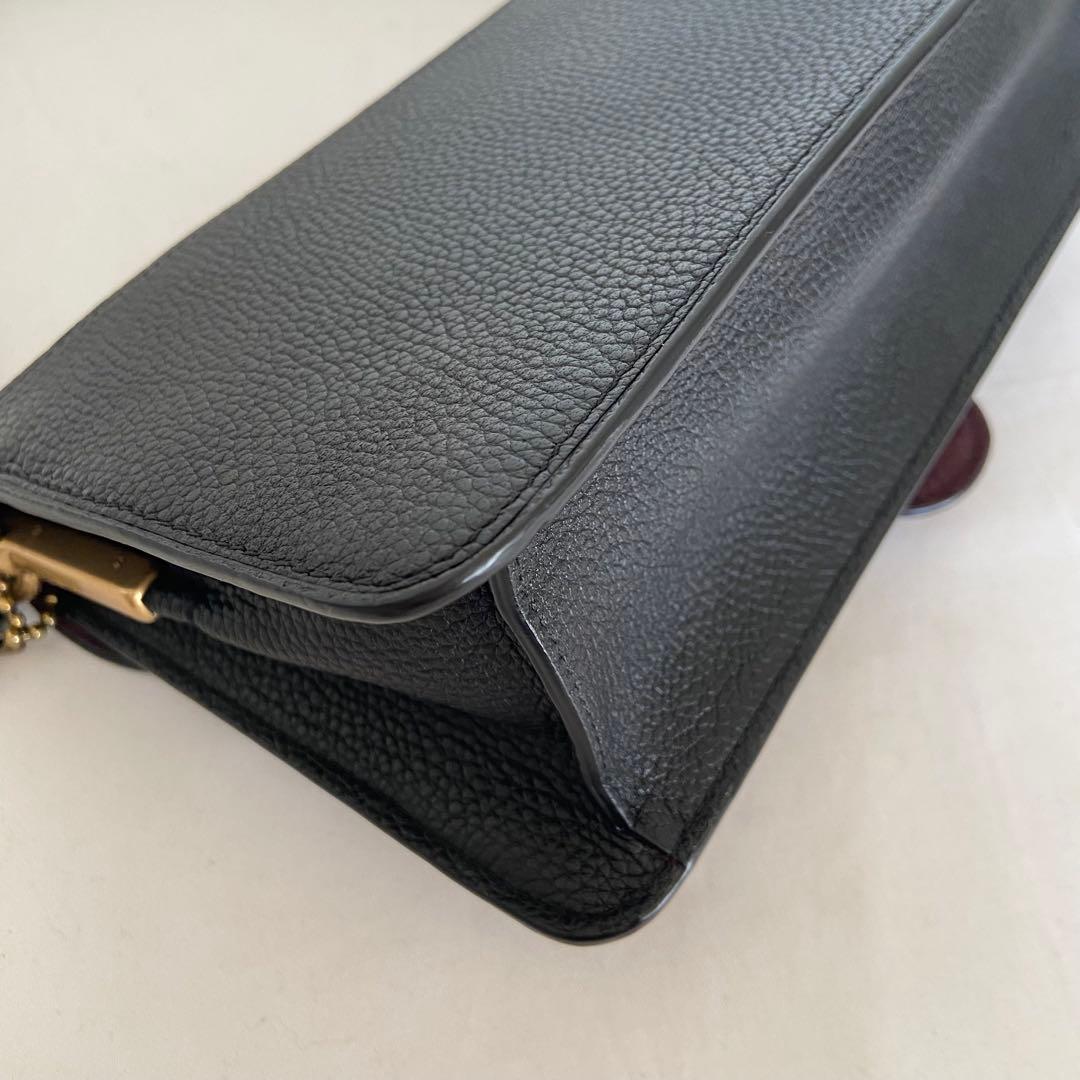 COACH コーチ タビー ショルダーバッグ 26 本革 2way ブラック