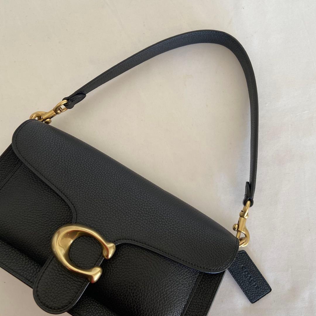 COACH コーチ タビー ショルダーバッグ 26 本革 2way ブラック