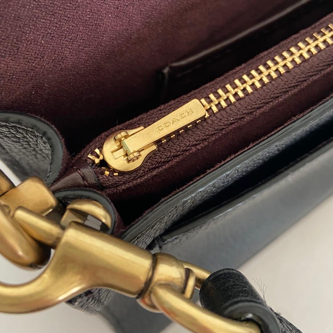 COACH コーチ タビー ショルダーバッグ 26 本革 2way ブラック