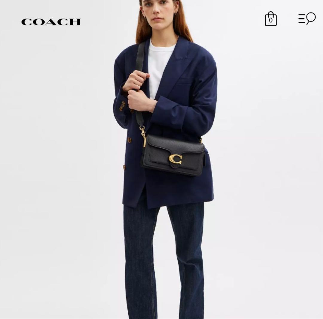 COACH コーチ タビー ショルダーバッグ 26 本革 2way ブラック