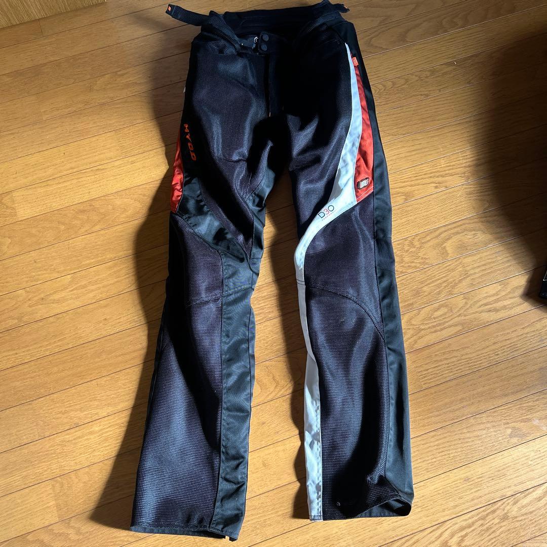 HYOD バイクパンツ Lサイズ 黒/赤/白