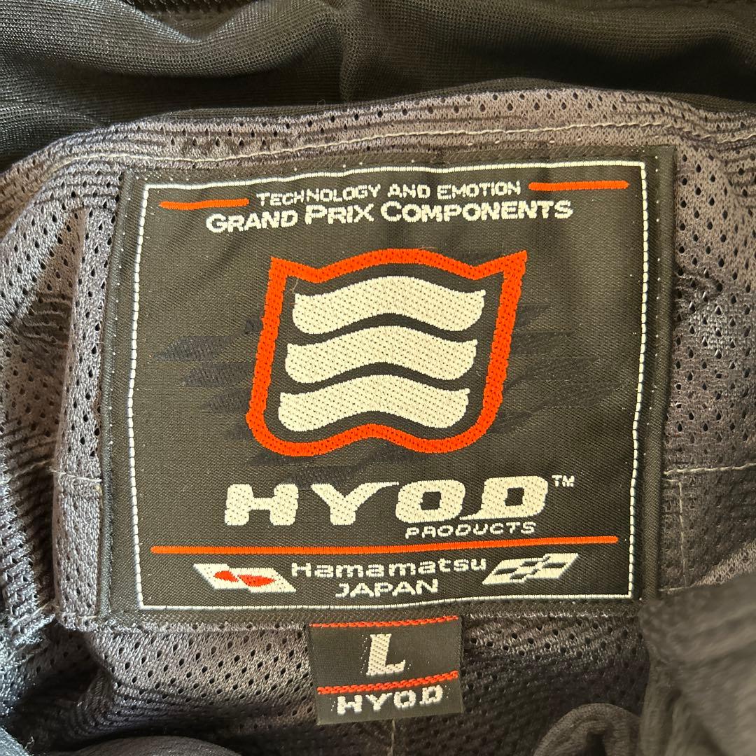 HYOD バイクパンツ Lサイズ 黒/赤/白