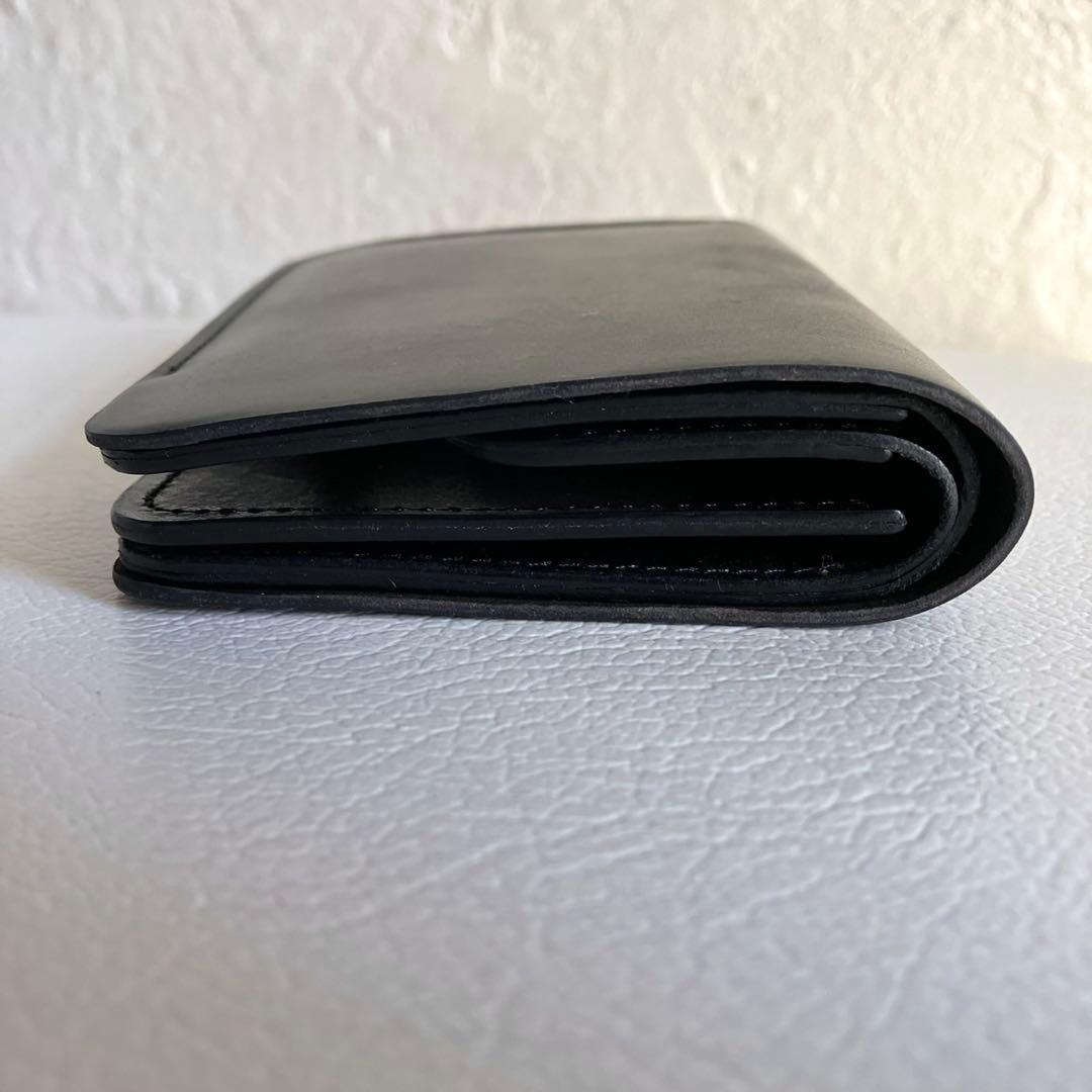 forme Post Wallet コードバン 2つ折り財布 flp-30 黒
