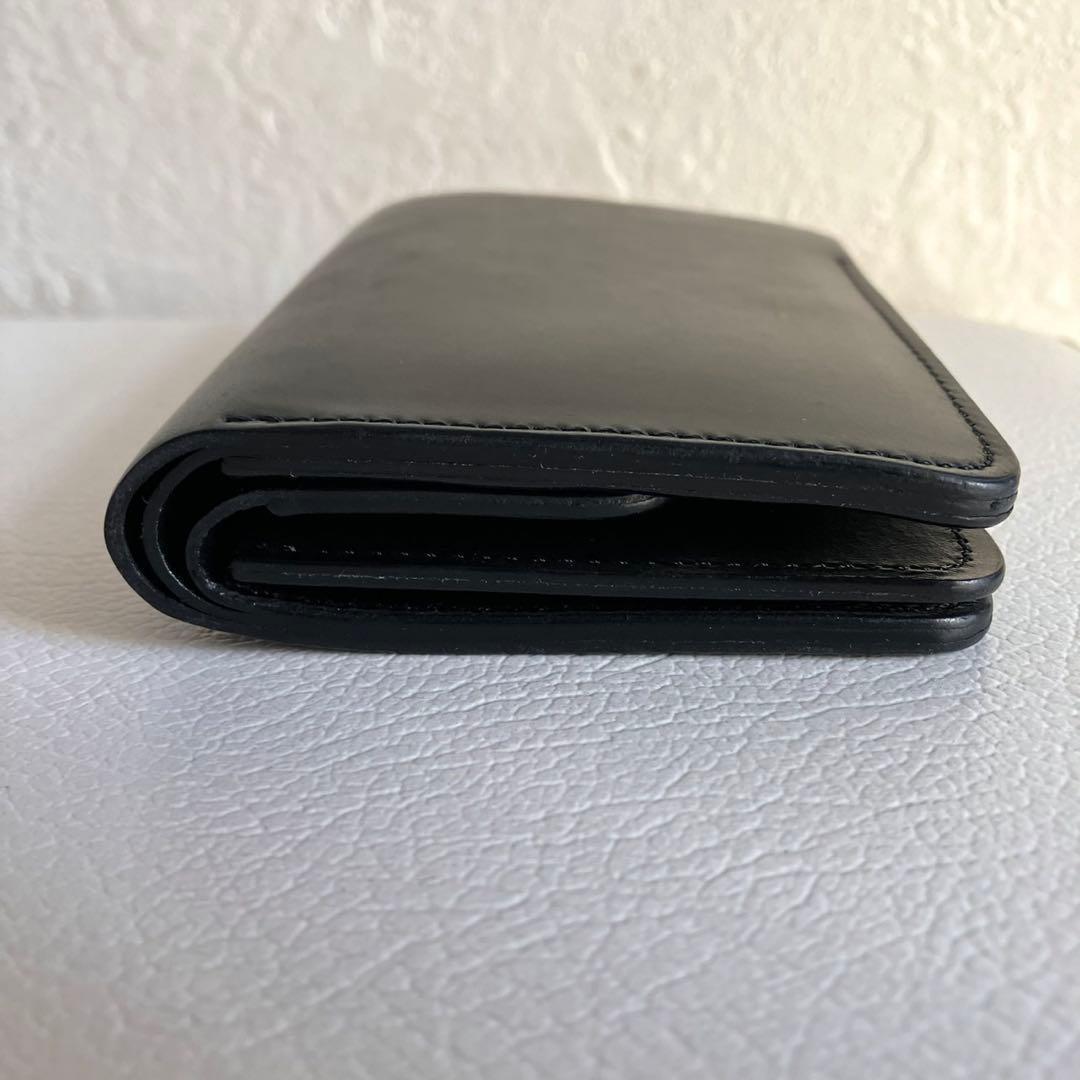 forme Post Wallet コードバン 2つ折り財布 flp-30 黒