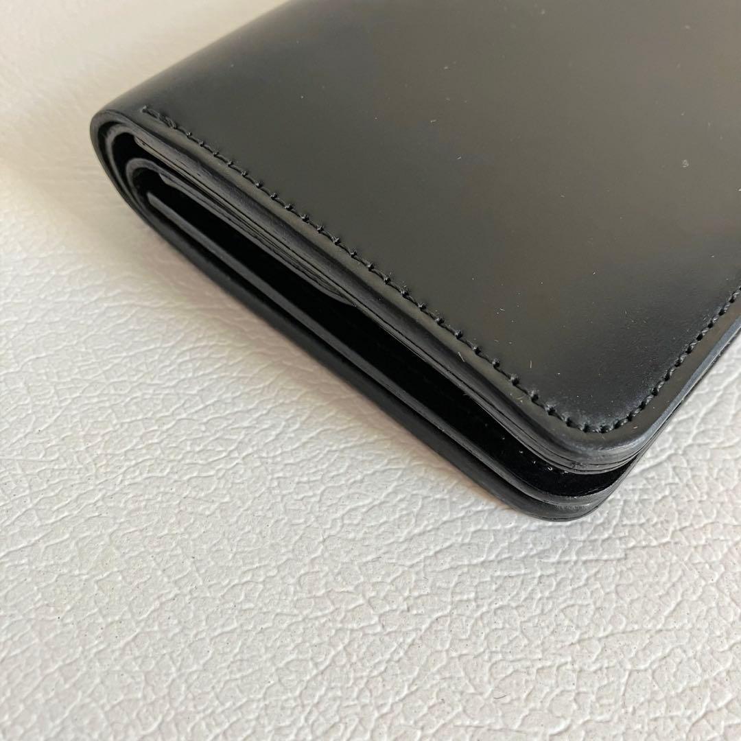 forme Post Wallet コードバン 2つ折り財布 flp-30 黒