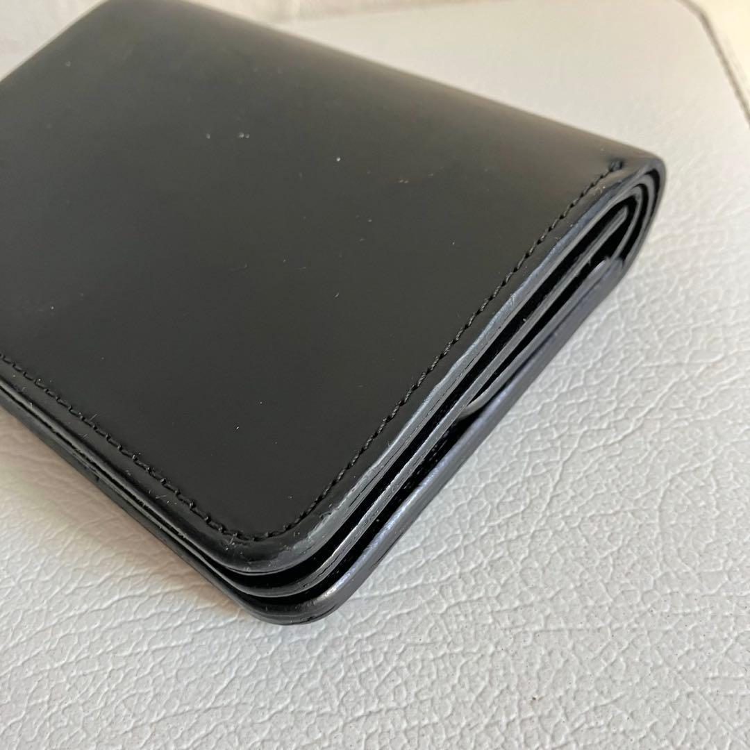 forme Post Wallet コードバン 2つ折り財布 flp-30 黒