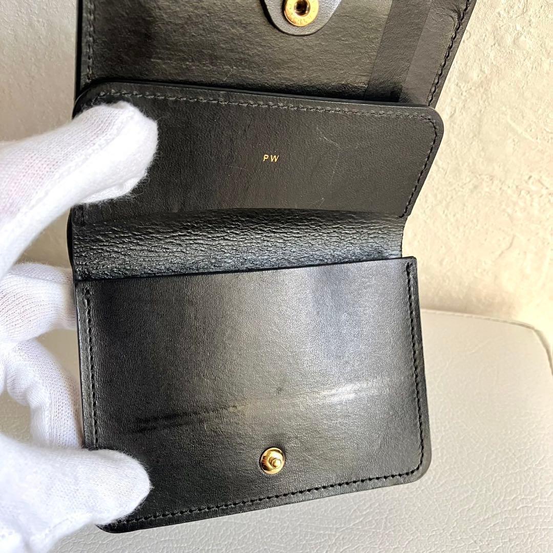 forme Post Wallet コードバン 2つ折り財布 flp-30 黒