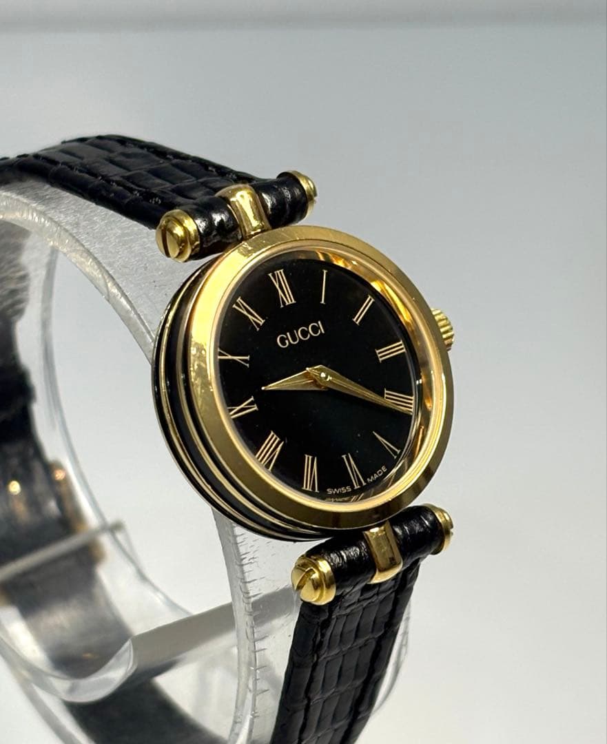 【新品電池】GUCCI グッチ シェリーライン レディース ヴィンテージ腕時計