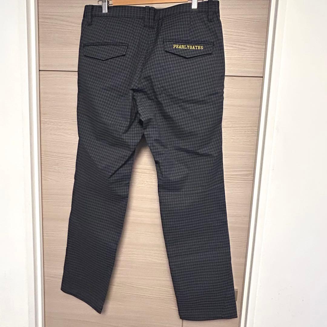 新品未使用 パーリーゲイツ チェック柄 ゴルフパンツ 裏起毛 メンズ 6