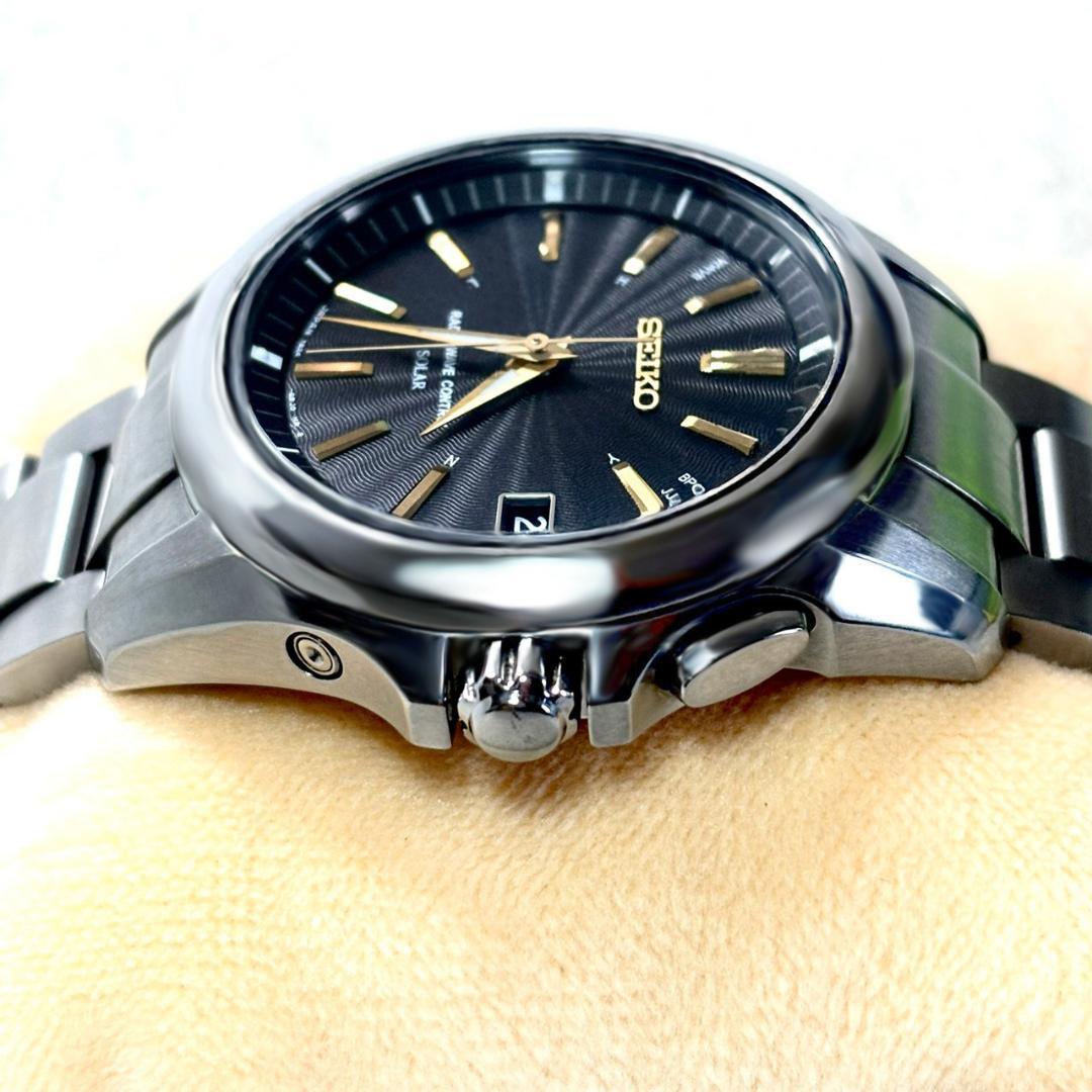 SEIKO ソーラー電波 ブライツ 7B24-0AW0 チタニウム製 海外モデル