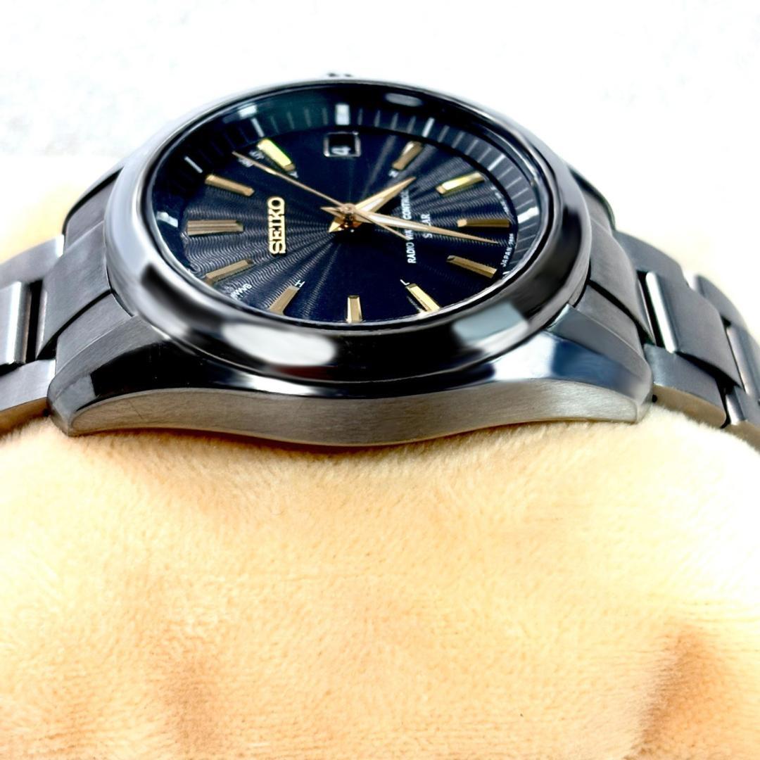 SEIKO ソーラー電波 ブライツ 7B24-0AW0 チタニウム製 海外モデル
