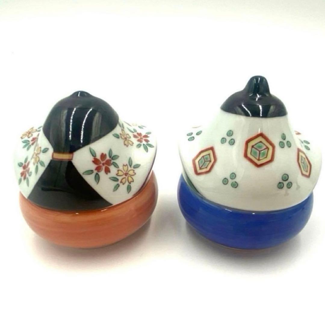 【特別価格】【新品】有田焼幸楽窯　雛人形&ぼんぼり珍味入4点セット