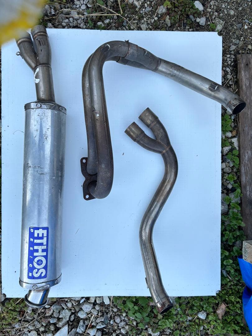 ETHOS ステンレス マフラー vfr400 nc30 社外マフラー　希少