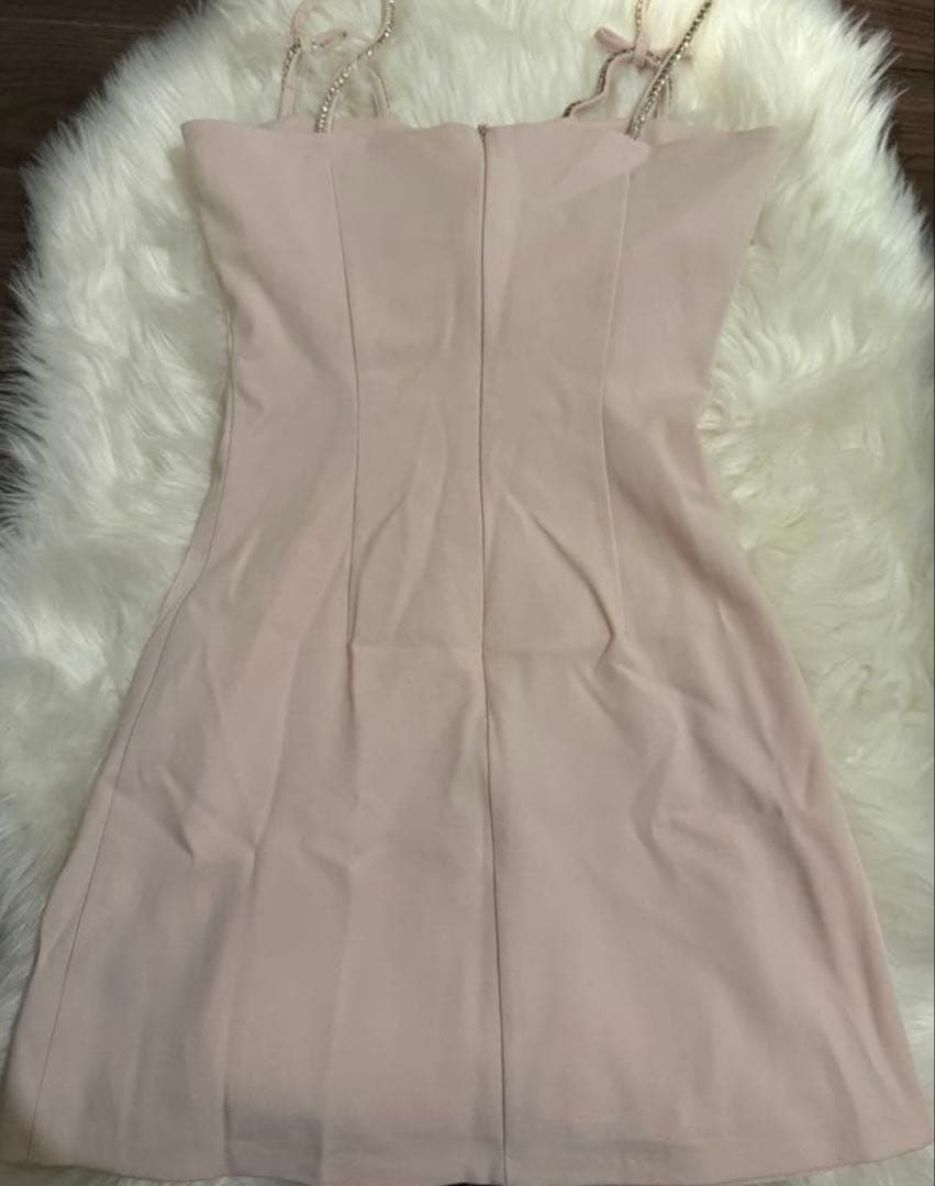 Tiara キャバドレス ピンク リボン