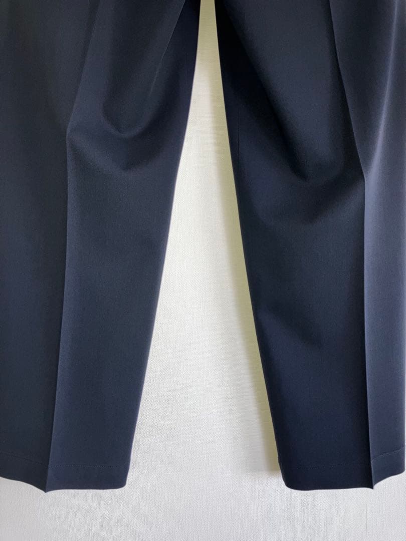 パンツ LEMAIRE ONE PLEAT PANTS squid ink 48