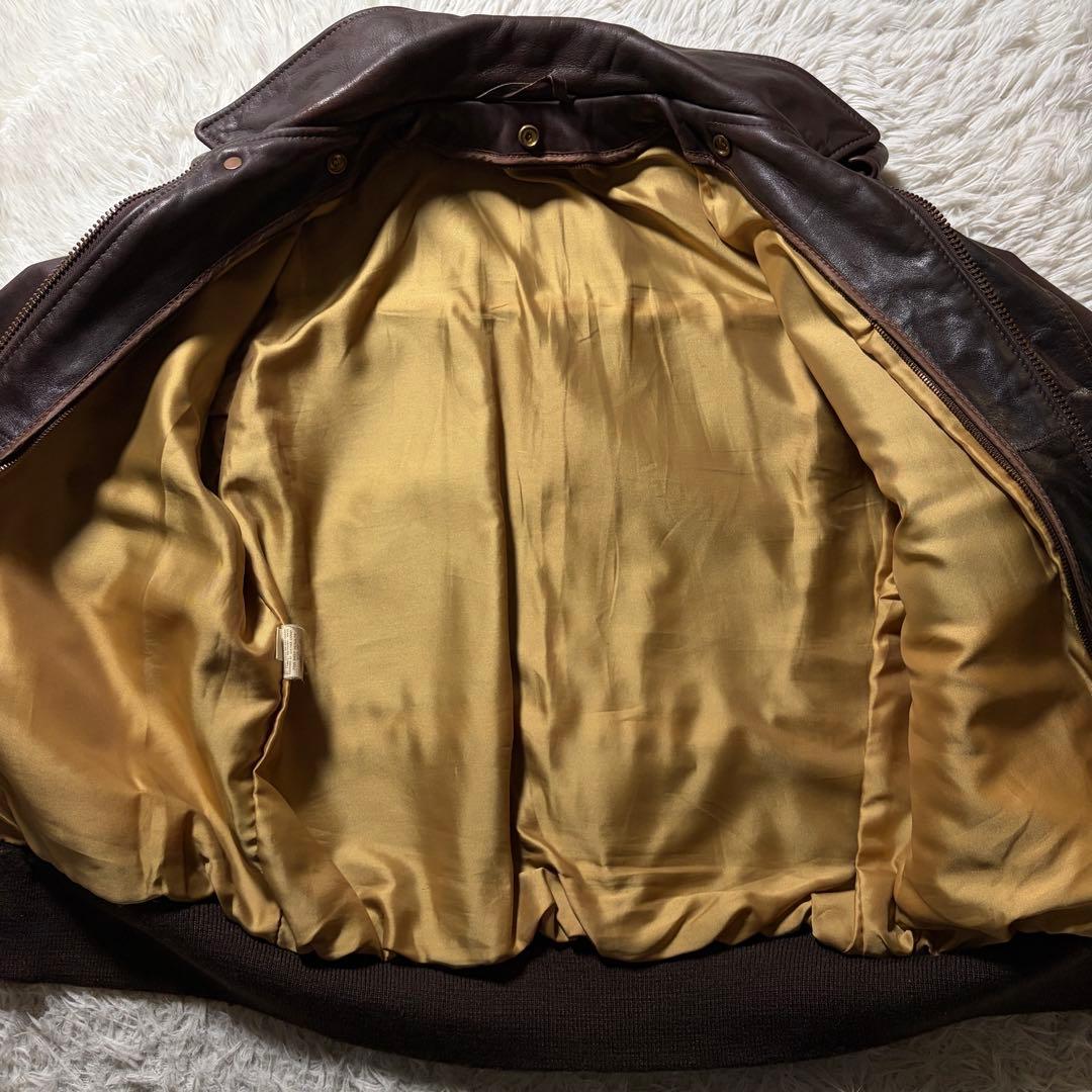 H*o様 美品■schott フライトジャケット　G-1 184SM 本革　US
