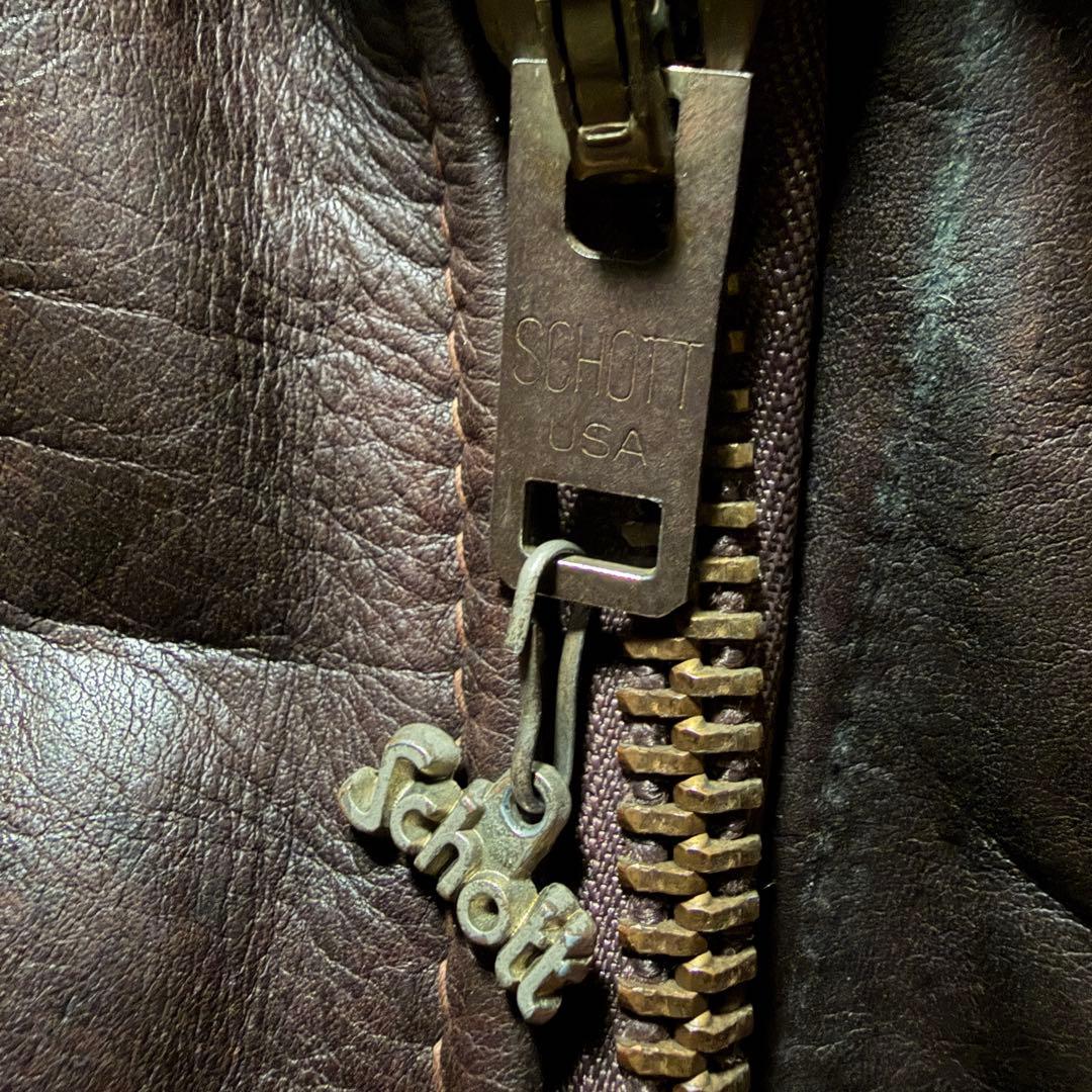 H*o様 美品■schott フライトジャケット　G-1 184SM 本革　US