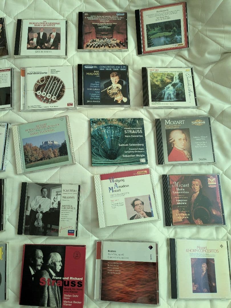 ホルン関係のCD40枚越えをまとめて