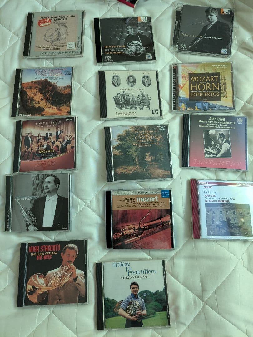 ホルン関係のCD40枚越えをまとめて