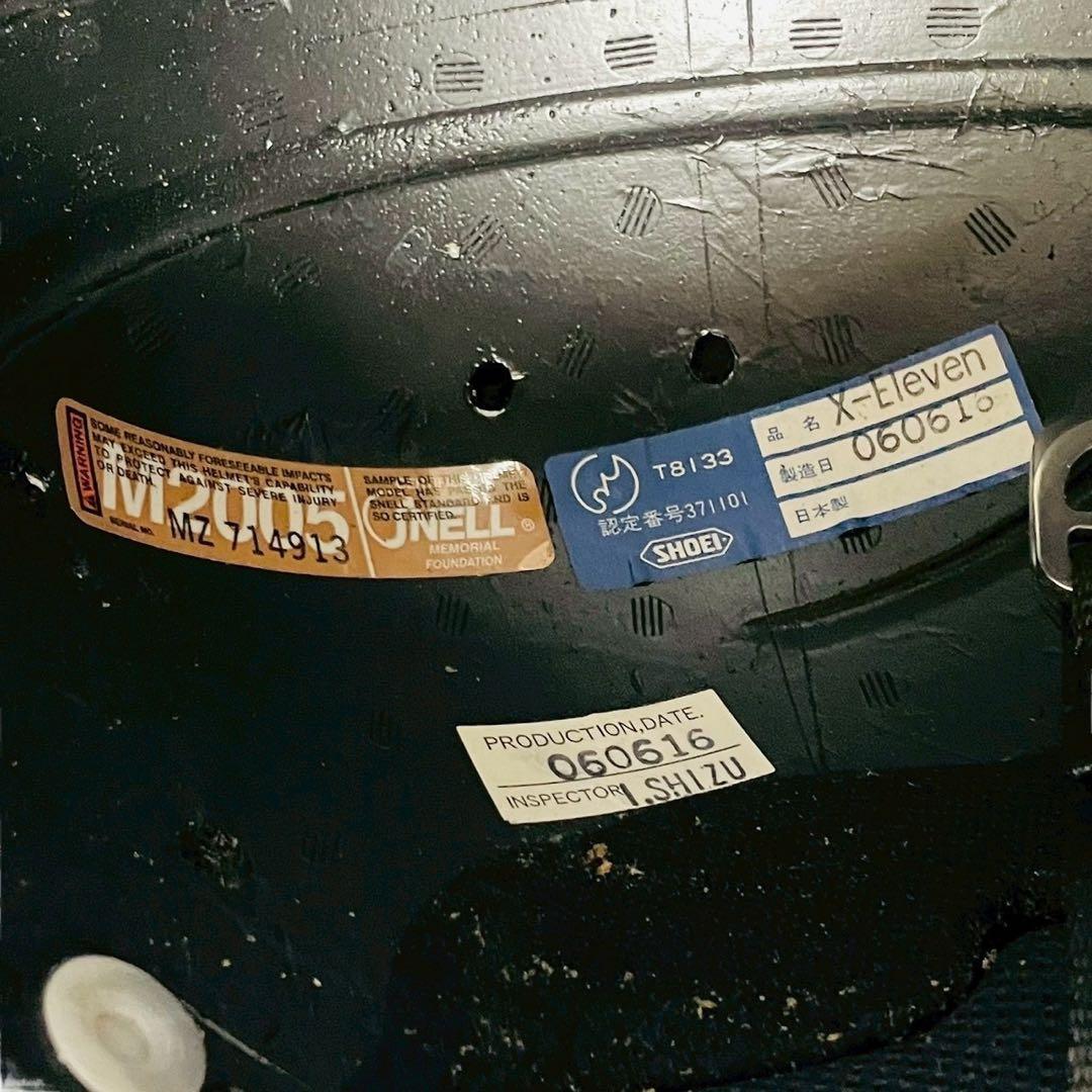 SHOEI X-Eleven Norick TC-1 Lサイズ ノリックレプリカ