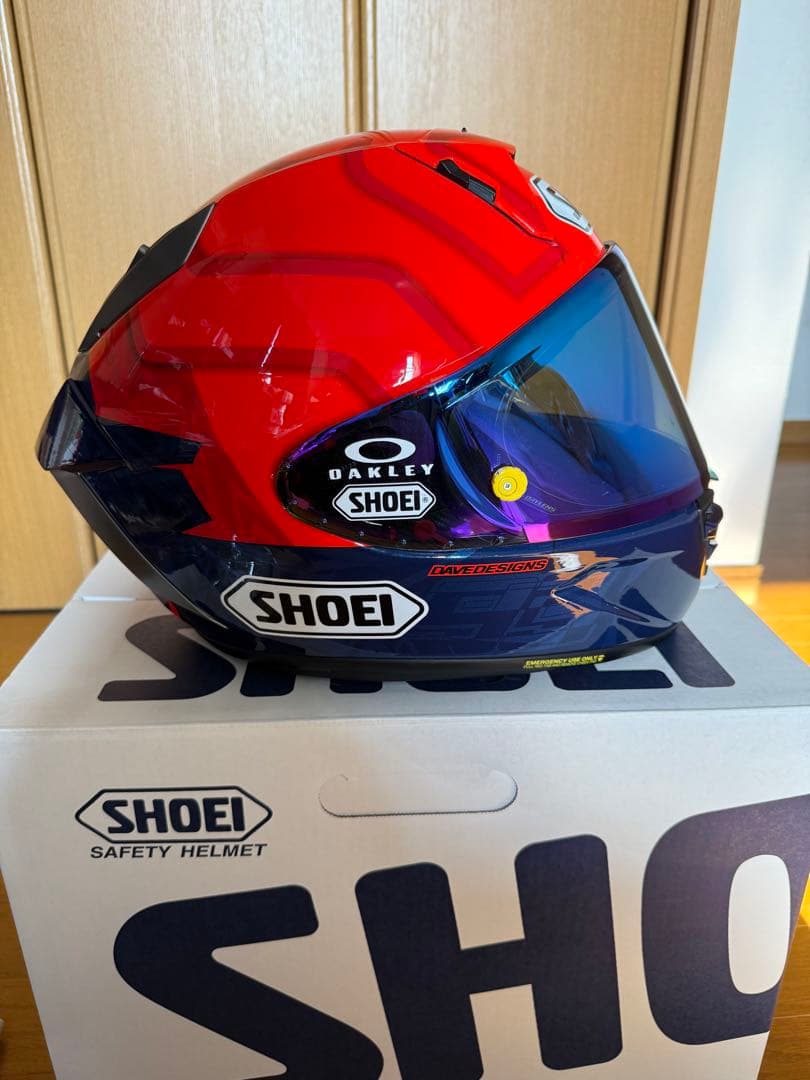 SHOEI X-fifteen マルケス7 ヘルメットコーティング済み