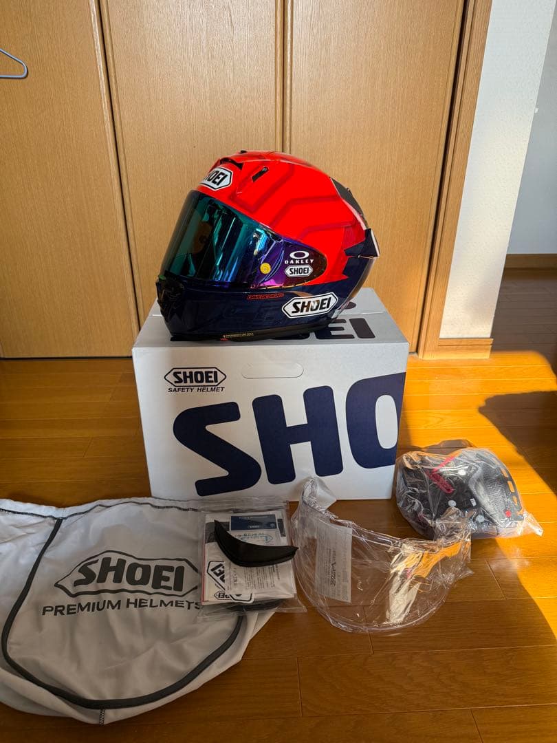 SHOEI X-fifteen マルケス7 ヘルメットコーティング済み