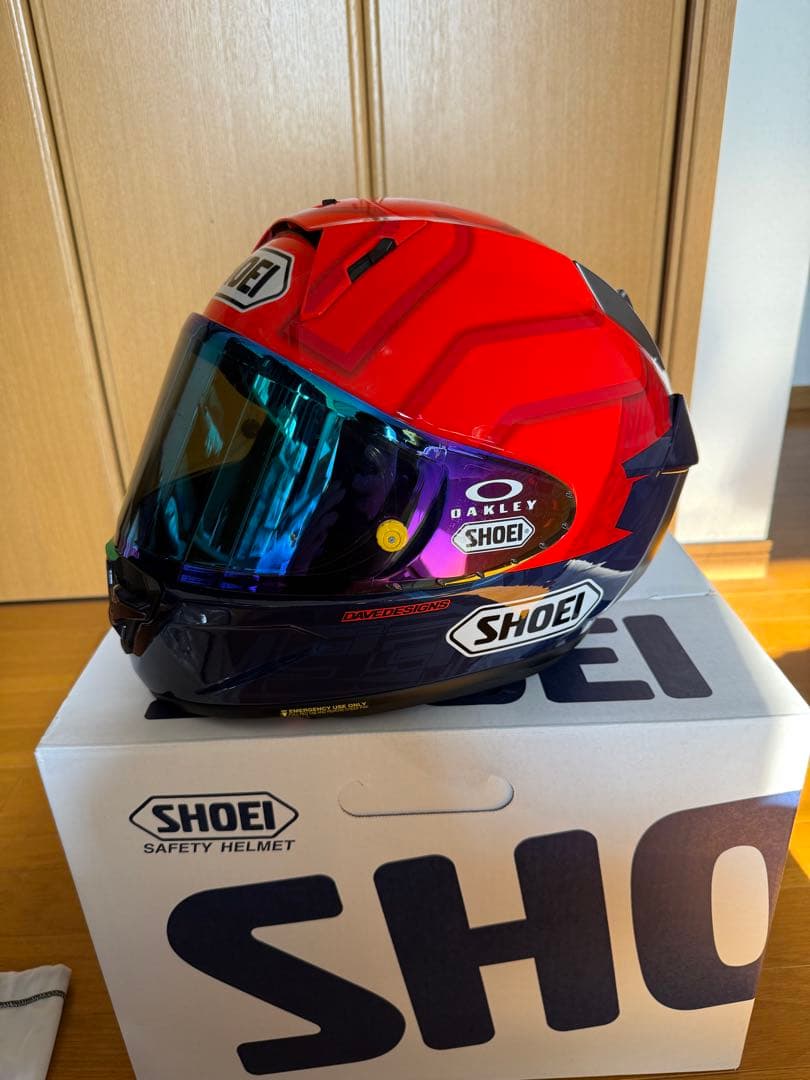 SHOEI X-fifteen マルケス7 ヘルメットコーティング済み