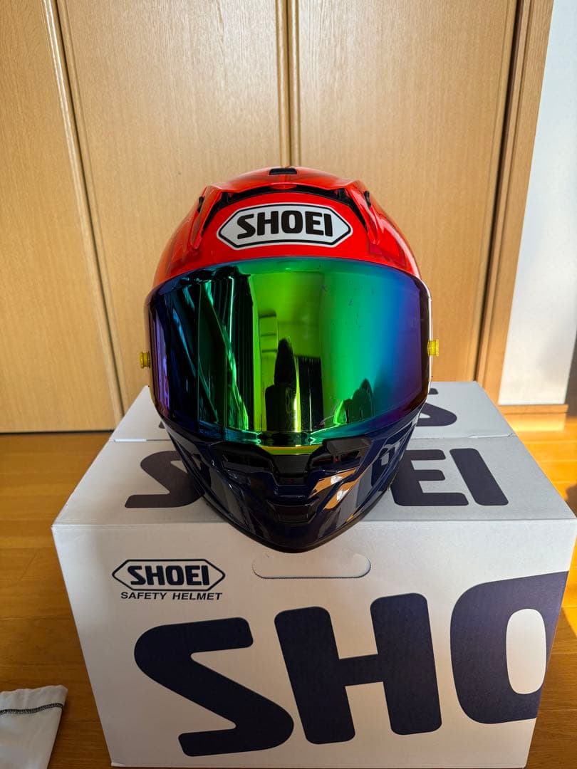 SHOEI X-fifteen マルケス7 ヘルメットコーティング済み