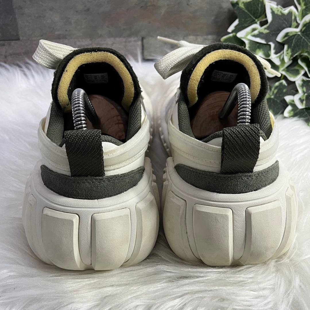 美品　オニツカタイガー　超人気モデル　レザー　デンティグレ　ホワイト