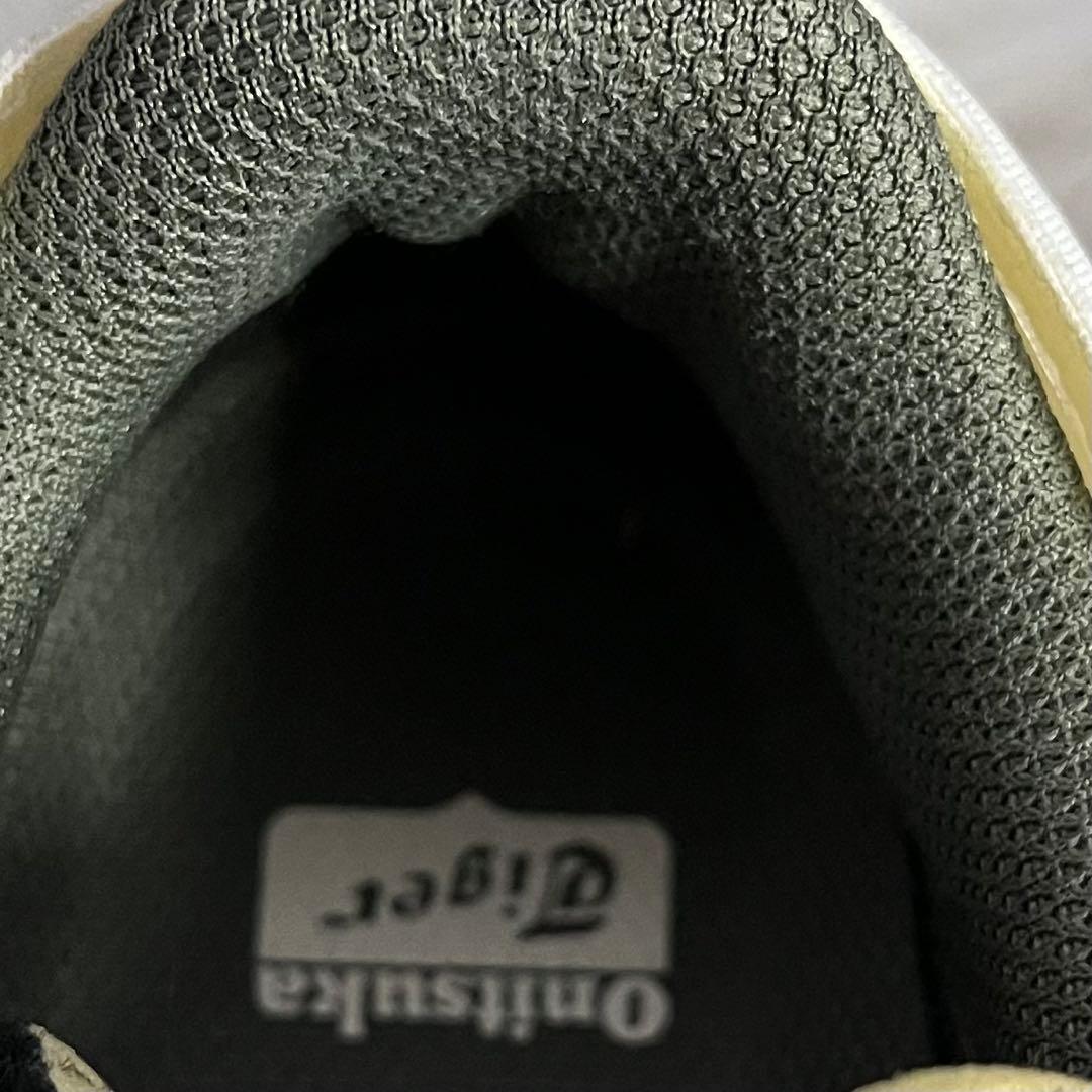 美品　オニツカタイガー　超人気モデル　レザー　デンティグレ　ホワイト